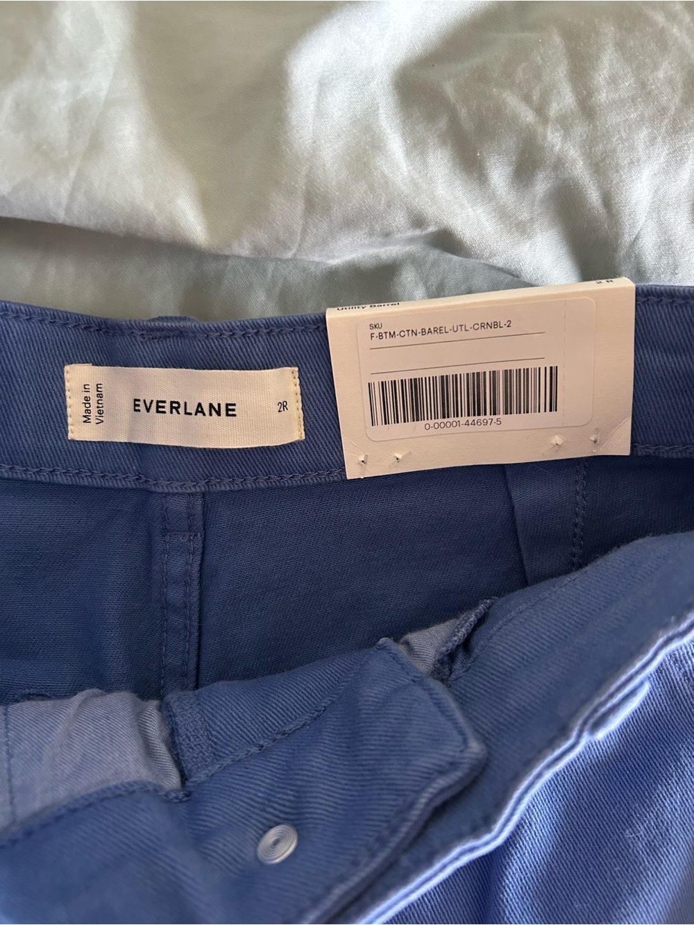 Everlane Utility Barrel Pant NWT | cornflower blue - Picture 5 of 7